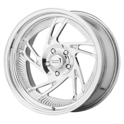 American Racing VF202 Right 17x8 -67 to 35 ET 72.6 CB Polished (VF202780XXR)