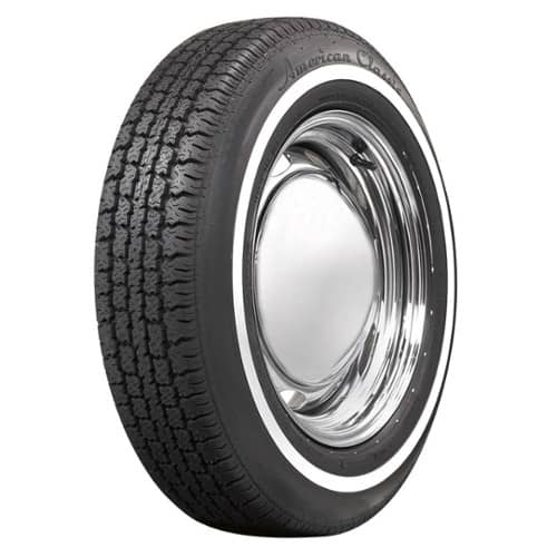 American Classic Narrow Whitewall Radial 225/75R15 102S WW (700215C)