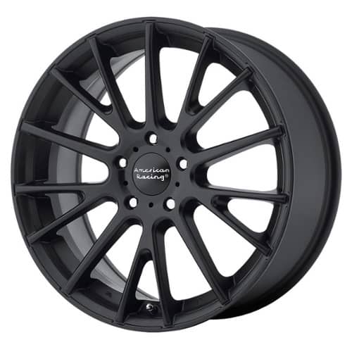 American Racing AR904 16x7 5x112 40 ET 72.56 CB Satin Black (AR90467056740)