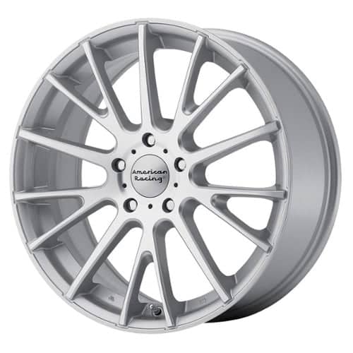 American Racing AR904 16x7 5x114.3 40 ET 72.56 CB Bright Silver / Machined Face (AR90467012440)