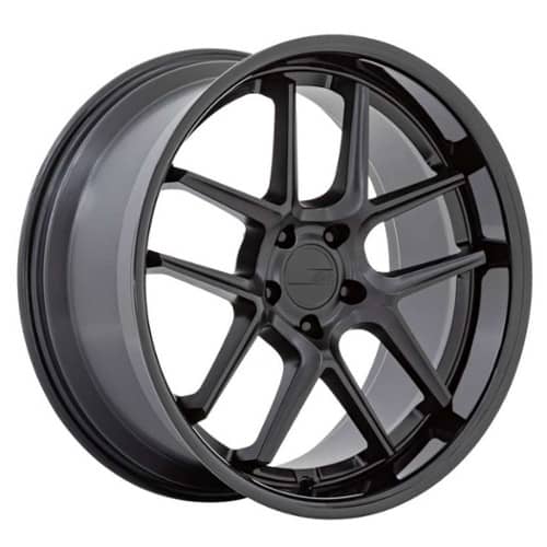 American Racing AR942 Matte Black with Gloss Black Lip (AR942MB20951515)