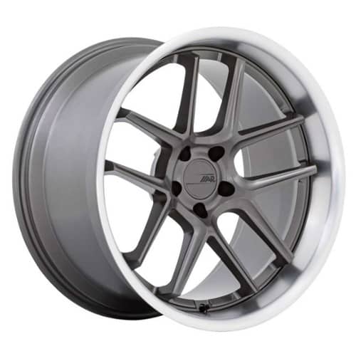 American Racing AR942 Matte Gunmetal with Machined Lip (AR942AD20951515)