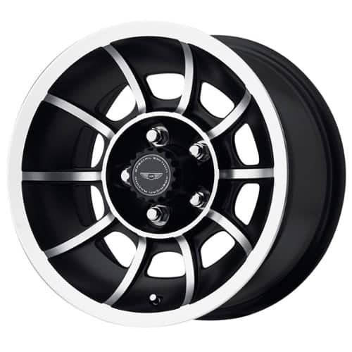American Racing VN47 Vector 15x7 5x114.3 0 ET 86.2 CB Satin Black Machined (VN475765B)