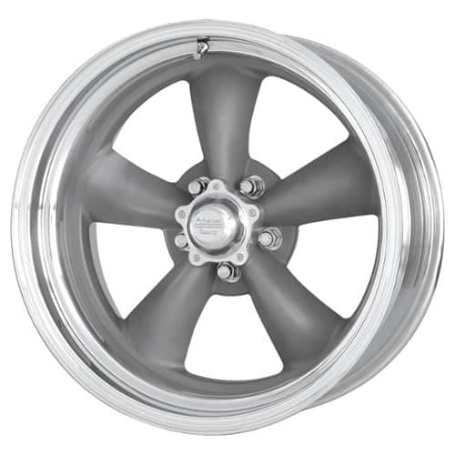 American Racing VN205 Classic Torq Thrust II Gray w/Polished Lip (VNCL2057956172)