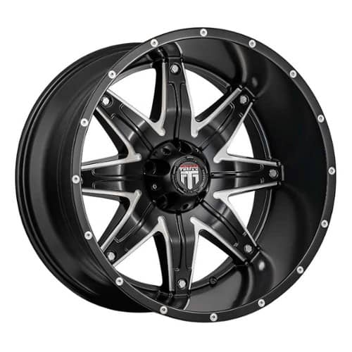 American Truxx AT185 Lonestar Black/Milled (AT185-2173M-24)