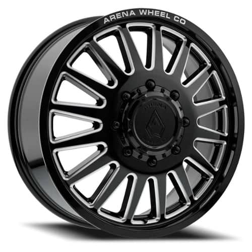 Arena Dually Rival Front 20x8.25 8x210 105 ET 154.29 CB Gloss Black/Milled (A110208293P10516)