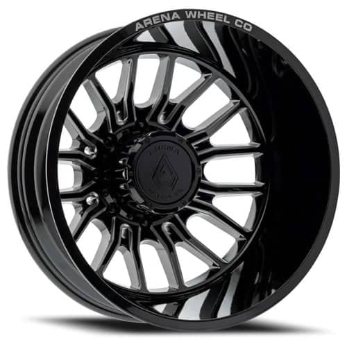 Arena Dually Thunder Rear 20x8.25 8x210 -220 ET 154.29 CB Gloss Black/Milled (A113208293N22016)