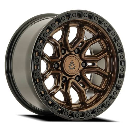 Arena Terra A120 17x9 6x139.7 0 ET 106.1 CB Smoked Bronze Center with Gloss Black Lip (A120179084P00026)