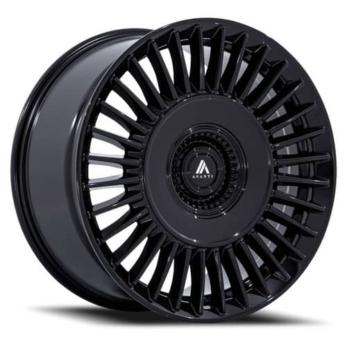 Asanti AB040 Tiara 20x9 5x115/5x120 15 ET 74.1 CB Gloss Black (AB040BX20902015)