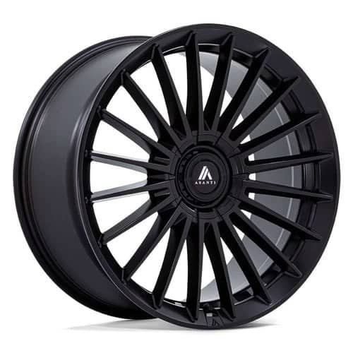 Asanti AB048 Viceroy 20x10.5 Blank 5 Lug 15 ET 74.1 CB Matte Black (AB048MX20050M15)