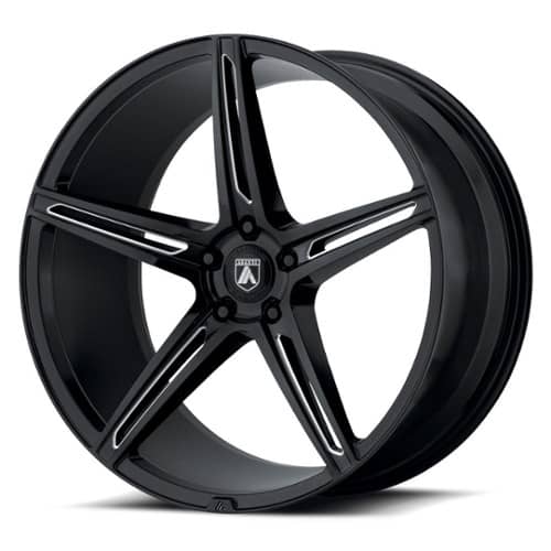 Asanti ABL-22 Alpha 5 Gloss Black Milled (ABL22-20851238BK)
