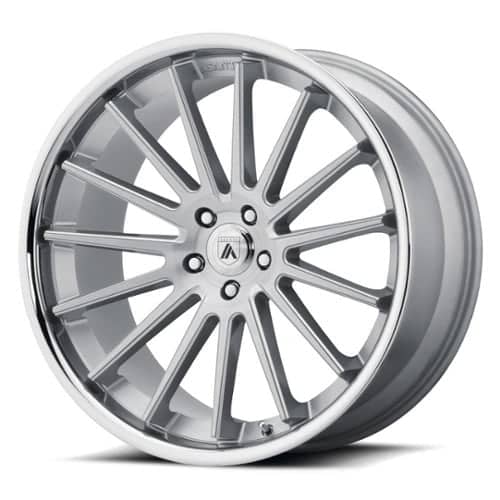 Asanti ABL-24 Beta Brushed Silver Chrome Lip (ABL24-20901515SL)