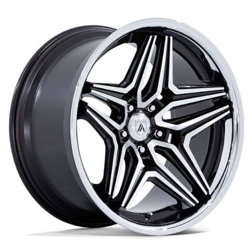 Asanti ABL-46 Duke Gloss Black Machined (AB046BD20901215)