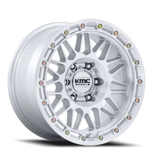 KMC Attack 17x8.5 6x139.7 25 ET 106.1 CB Gloss Silver (KM555SD17856825)