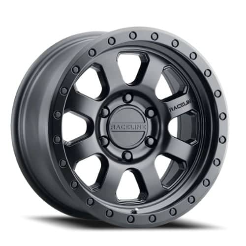 Raceline Avenger 2.0 17x8.5 8x170 0 ET 130.81 CB Satin Black (959B-78581-00)