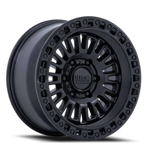 KMC Aztec 17x8.5 6x139.7 0 ET 106.1 CB Matte Black (KM554MB17856800)