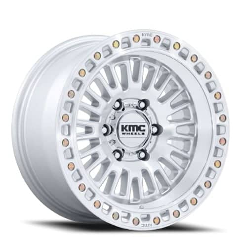 KMC Aztec 17x8.5 6x139.7 0 ET 106.1 CB Gloss Silver (KM554SD17856800)