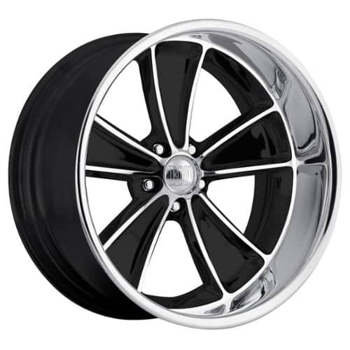 Boyd Coddington Speedster 20x9.5 5x120.65 0 ET 73.1 CB Gloss Black / Machined Face / Diamond Lip (BC2-2956150B)