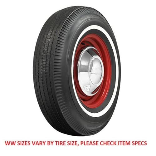 BFGoodrich Silvertown Bias Ply B-2 Narrow 820-15 SL WW (61400C)