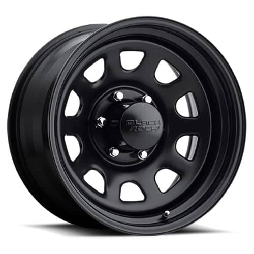 Black Rock 942 Type D Steel 16x7 6x139.7 0 ET 108 CB Matte Black (942676040)