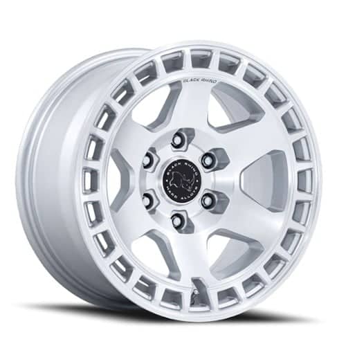 Black Rhino Bahari 17x8.5 6x139.7 -10 ET 106.1 CB Gloss Silver (BR022SD17856810N)