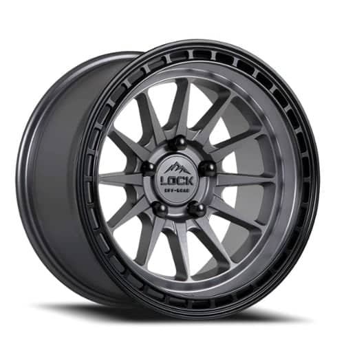 Lock Off-Road Baja 17x8 6x130 38 ET 84.1 CB Matte Grey (BAJA-7860MG)
