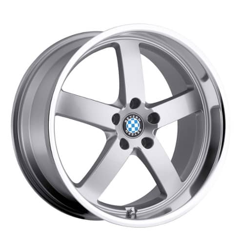 Beyern Rapp 17x8 5x120 15 ET 74.1 CB Silver W/Mirror Cut Lip (1780BYR155120S74)
