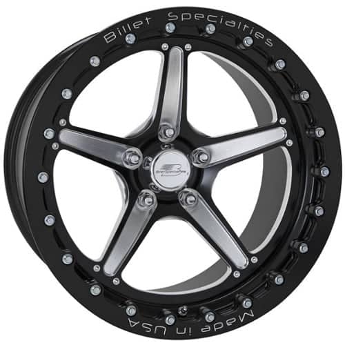 Billet Specialties Street Lite Single Bead Lock Black (BRSB35806135N)