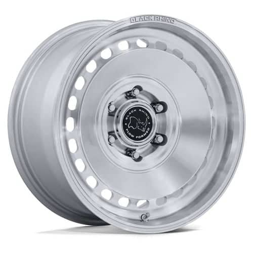 Black Rhino Basin BR036 17x8 6x139.7 32 ET 106.1 CB Silver Machined (BR036SD17806832)