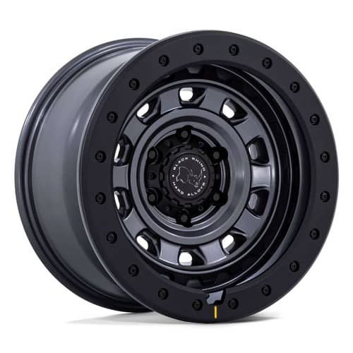 Black Rhino Xplorer BR023 17x9 6x139.7 12 ET 106.1 CB Gunmetal W/ Black Lip (BR023AB17906812)