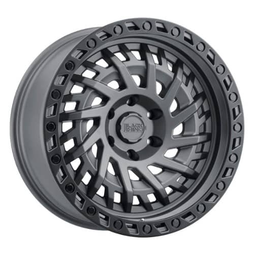 Black Rhino Shredder Matte Gunmetal W/Black Lip Edge (1790SHD-85127G71)