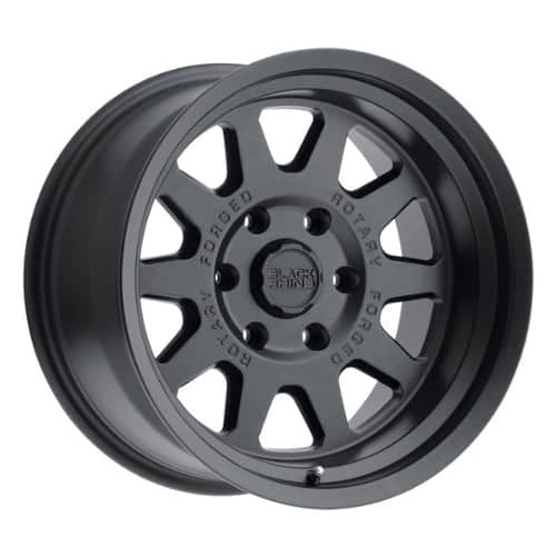 Black Rhino Stadium 16x8 5x114.3 -10 ET 76.1 CB Matte Black (1680SDM-05114M76A)