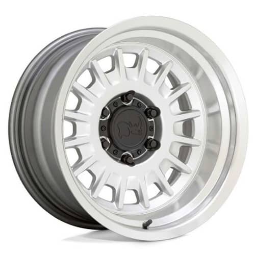 Black Rhino Aliso Gloss Silver w/Mirror Cut Face & Lip (1680ALS-56140S06)
