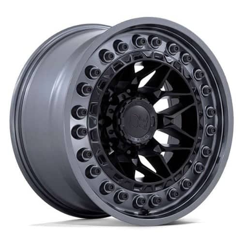 Black Rhino Alpha Matte Black w/Gunmetal Lip (BR008MA17905012N)
