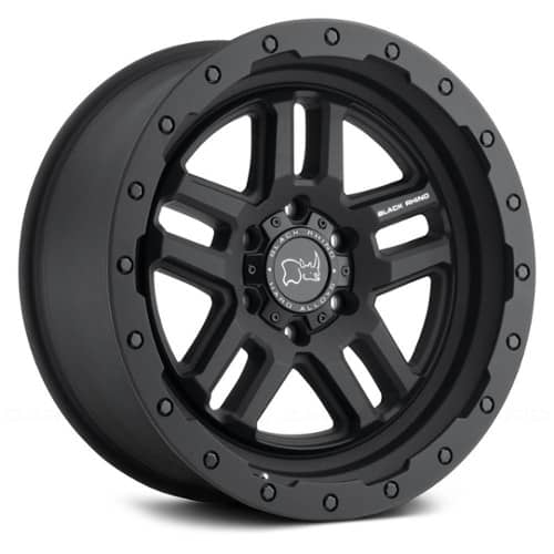 Black Rhino Barstow 20x9.5 6x139.7 12 ET 112 CB Textured Matte Black (2095BTW126140M12)