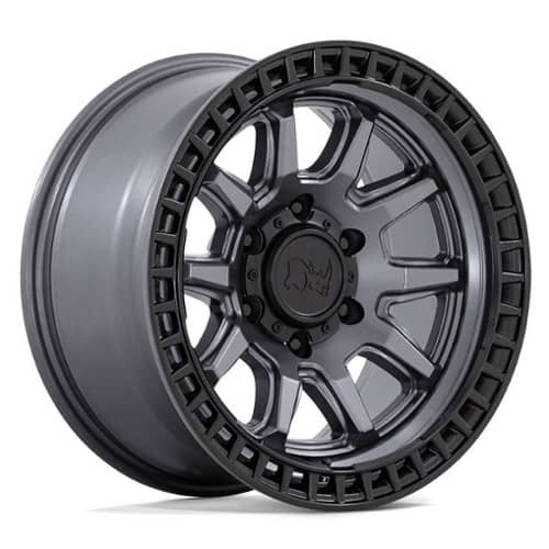 Black Rhino Calico Matte Gunmetal w/Matte Black Lip (BR001AB17855010N)