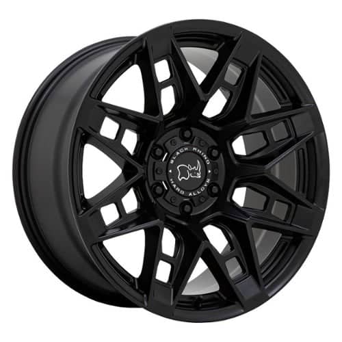 Black Rhino Caprock 20x9.5 6x139.7 12 ET 112.1 CB Matte Black (2095CPK126140M12)