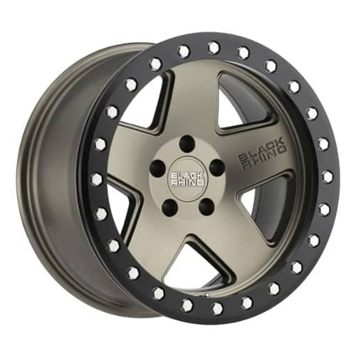 Black Rhino Crawler 20x9.5 6x120 12 ET 67.1 CB Matte Bronze with Matte Black Ring (2095CRL126120Z67)
