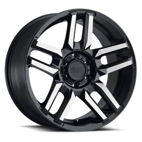 Black Rhino Mesa Matte Black W/Machined Face (1785MSA-85114F71)