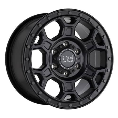 Black Rhino Midhill 18x8 5x130 48 ET 78.1 CB Matte Black w/ Gunmetal Bolts (1880MHL485130M78)