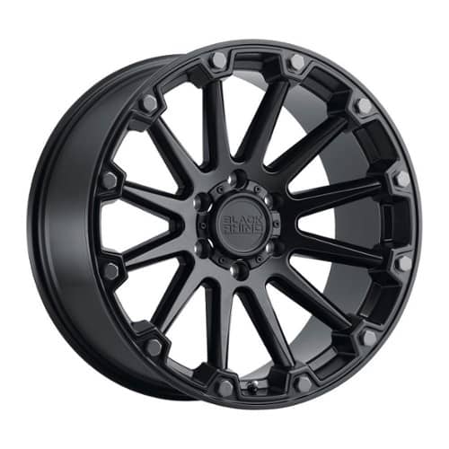 Black Rhino Pinnacle Semi Gloss Black W/Gunmetal Bolts (1785PNC-85114M71)