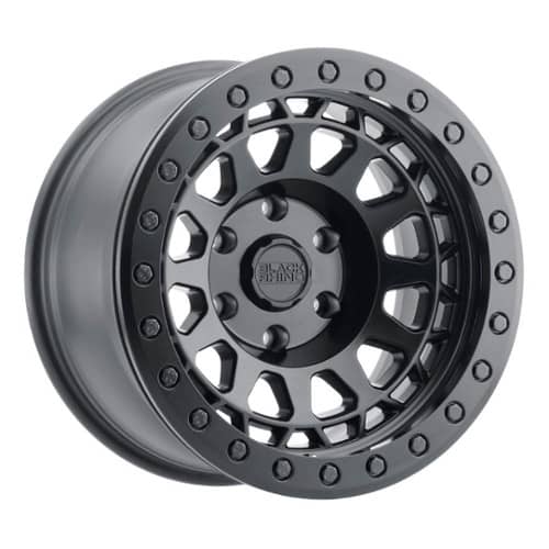 Black Rhino Primm Beadlock Matte Black W/Black Bolts (1785PRM-85127M71)