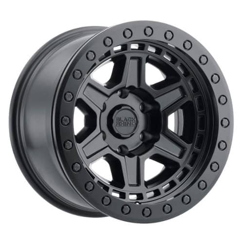 Black Rhino Reno Beadlock Matte Black W/Black Bolt (1785REN-85114M71)