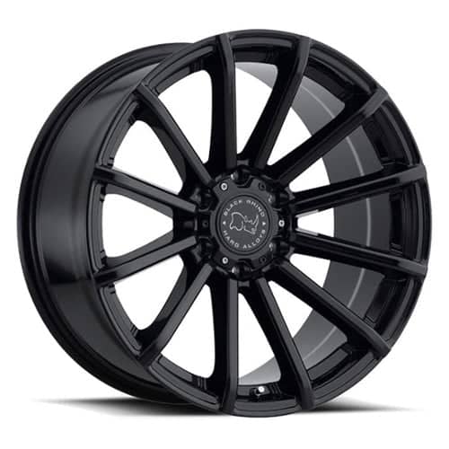 Black Rhino Rotorua 18x9.5 6x139.7 -12 ET 112.1 CB Gloss Black (1895RTU-26140B12)