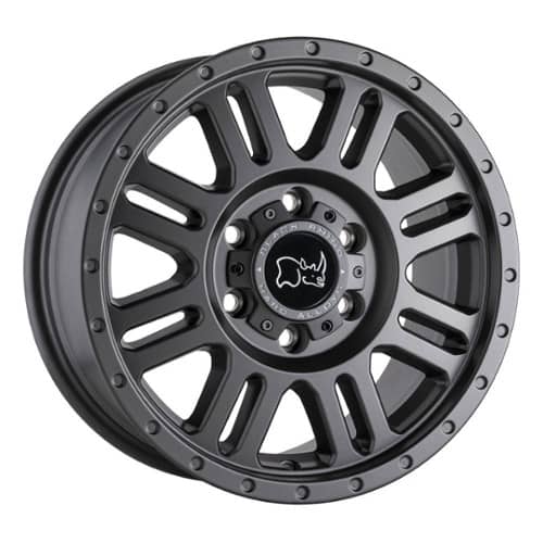 Black Rhino Yellowstone 18x8 5x130 48 ET 78.1 CB Matte Gunmetal (1880YWN485130G78)