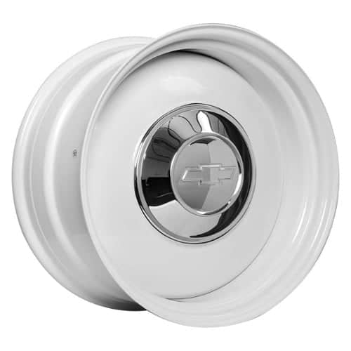 Boyd Coddington Smoothie Gloss White Chevy Cap (61W-77090-2)