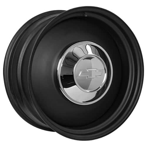 Boyd Coddington Smoothie Satin Black Chevy Cap (61SB-77090-2)