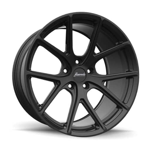 Bravado Tribute 19x10.5 5x114.3 45 ET 73.1 CB Matte Black (TB9T514455)