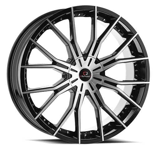Cavallo CLV-36 Gloss Black Machined (CLV36188041001143+35BM)