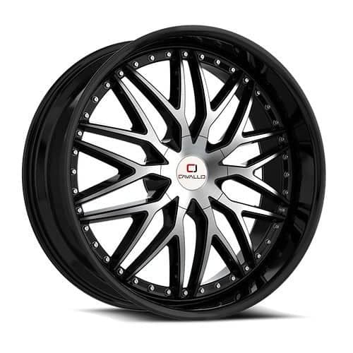 Cavallo CLV-46 Gloss Black Machined (CLV46188041001143+35BM)